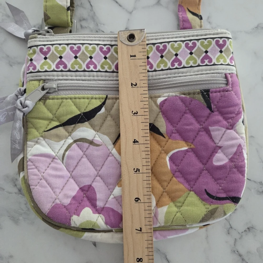 VERA BRADLEY Little Hipster Flap Crossbody Portobello Road Floral Travel Quilted - Picture 10 of 12